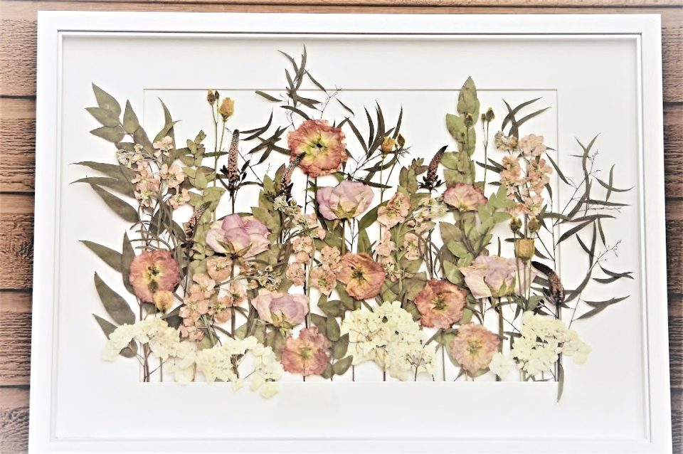 Funeral flower preservation pressed flowers preserved sympathy floral art keepsake memorabilia