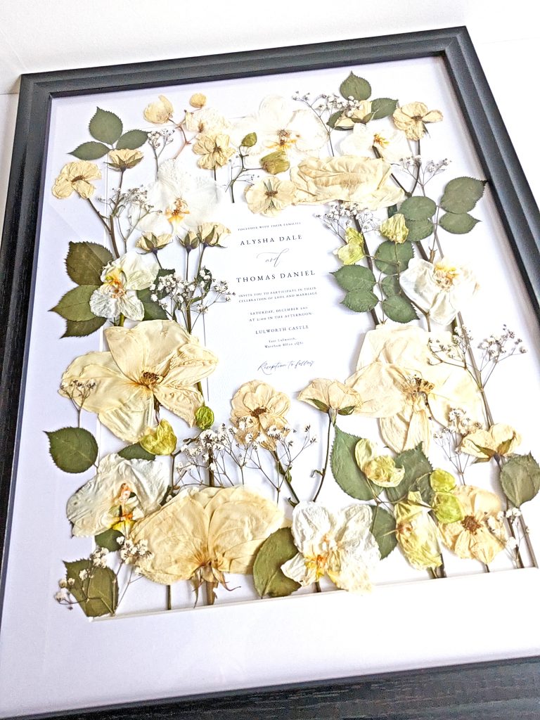 Pressed preserved orchid rose flowers wedding bouquet preservation floral art picture ideas