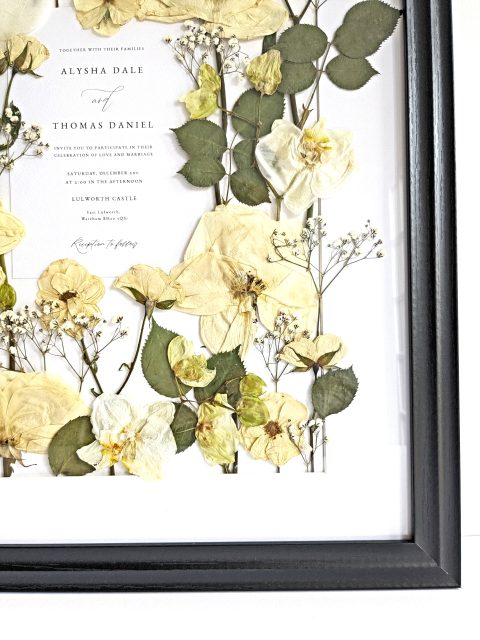 Pressed preserved orchid rose flowers wedding bouquet preservation floral art picture ideas