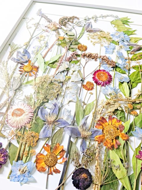 wildflower wedding bouquet flowers pressed preserved preservation floral art artist